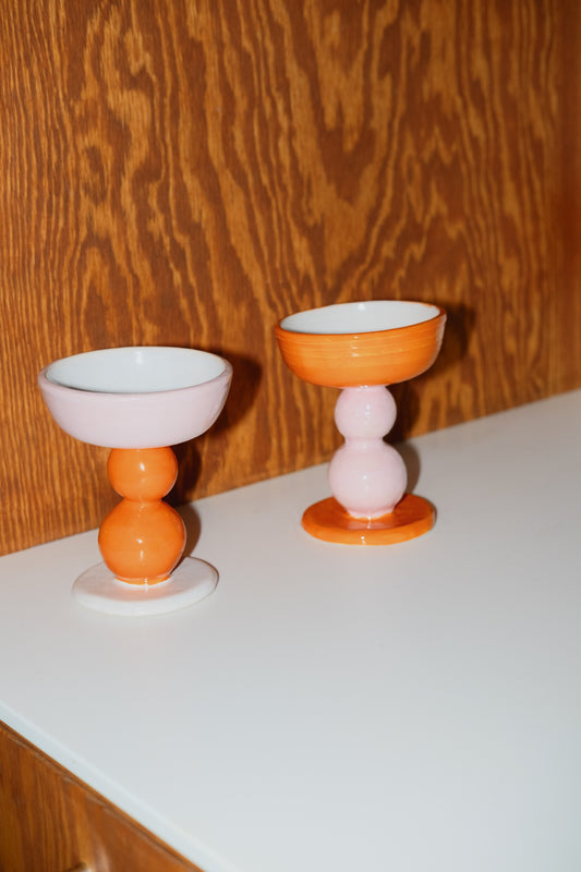 Curvy Cups set (Tangerine Candy / Candy Tangerine)